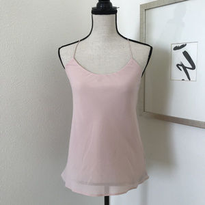 🌹🌹Pastel Chiffon Flare Cami Top size S Peach